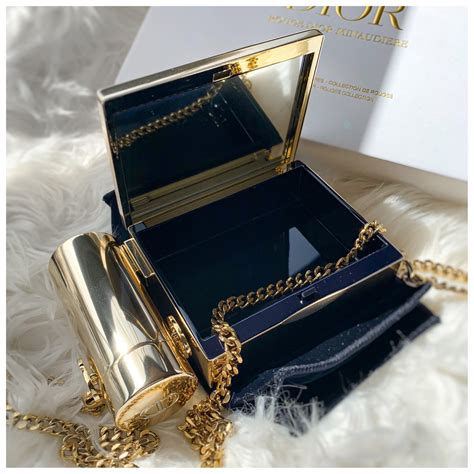 dior minaudière clutch.